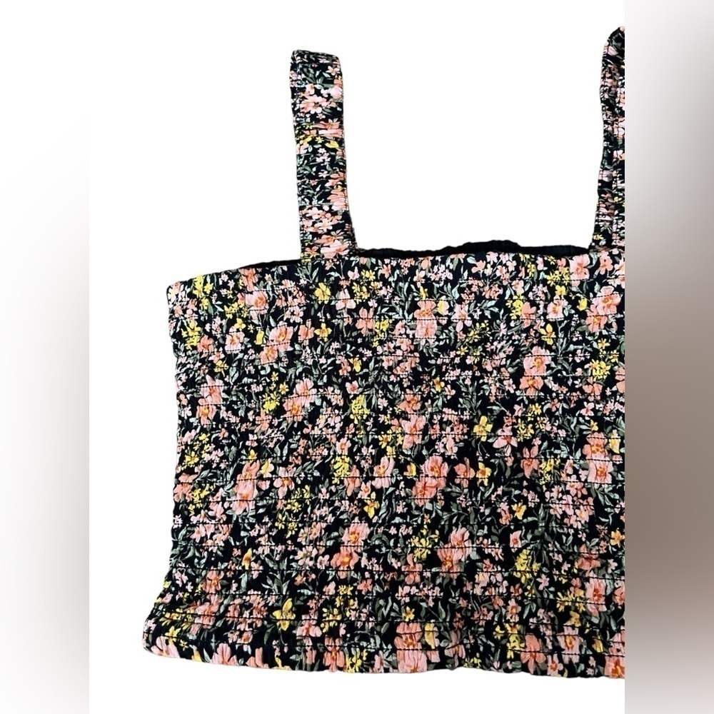 American Eagle Floral Tank Crop Top